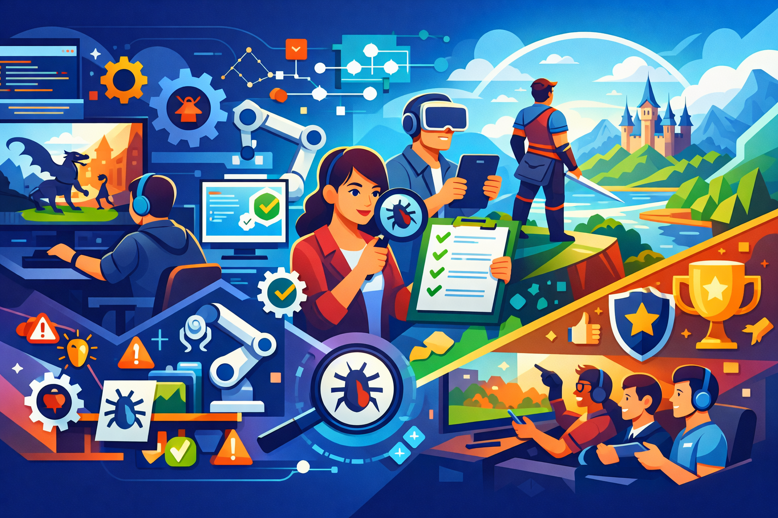 Niewidzialni strażnicy jakości: Kluczowa rola testerów gier.